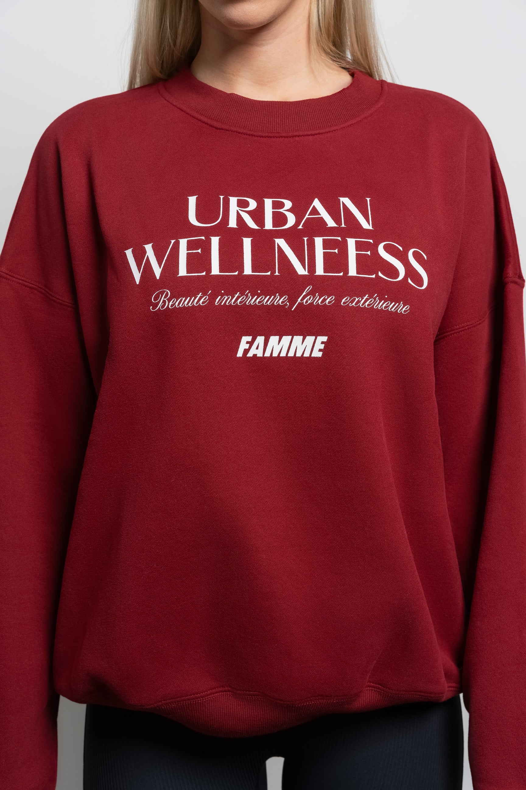 Red Wellness Sweatshirt - for dame - Famme - Sweatshirt