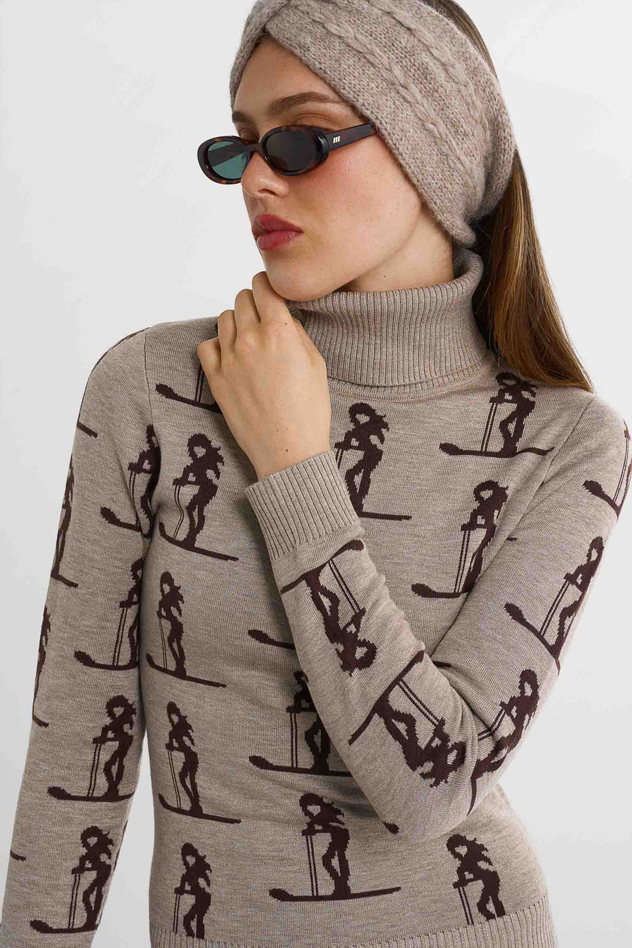 Club de Ski Sweater · Beige/Brown