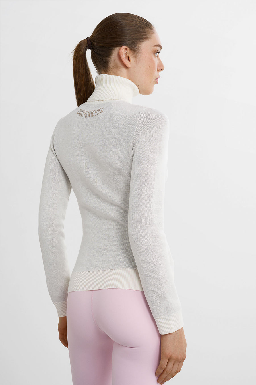 Poudre Ski Sweater · White/Beige