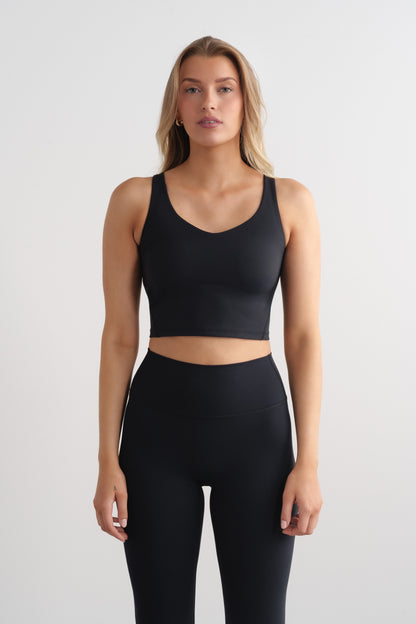 Softy Crop Top - for dame - Famme - Sports Bra