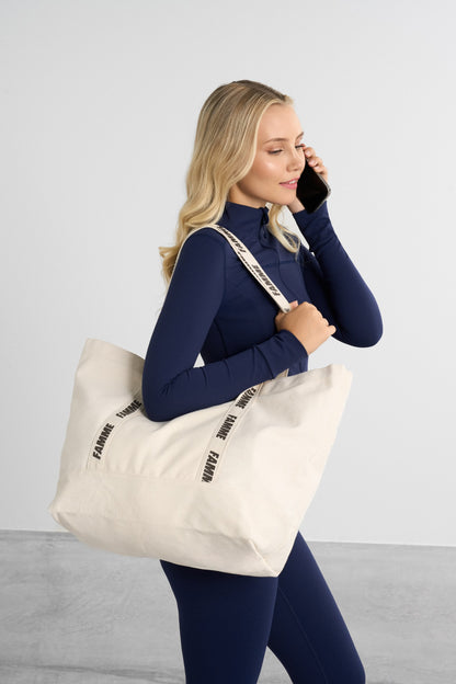 Signature Tote Bag - for dame - Famme - Bag